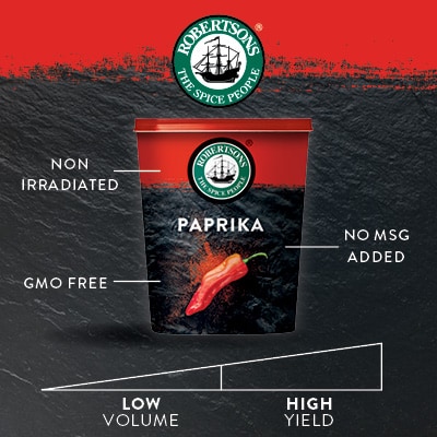 Robertsons Paprika 700 g - Robertsons Paprika is a pure spice, which enhances the warmth in your dish without adding extra heat.